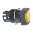 Schneider Electric - Harmony ZB6 - tête carrée pour bouton-poussoir lumineux - Ø16mm - jaune