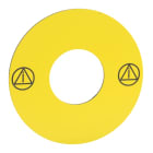 Schneider Electric - Harmony ZB6 - étiquette - Ø16 - Ø45mm - non marquée