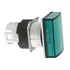 Schneider Electric - Harmony ZB6 - tête rect. pour voyant - Ø16mm - cabochon lisse - vert