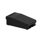 Schneider Electric - Preventa XPEA - inter. à pied - simple - sans capot - plast.- noir - 1O+1F