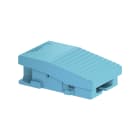 Schneider Electric - Preventa XPEM - inter. à pied - simple - sans capot - métal.- bleu - 1O+1F