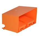 Schneider Electric - Preventa XPER - inter. à pied - double - avec capot - métal.- orange - 2O+2F
