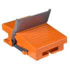 Schneider Electric - Preventa XPER - inter. à pied - simple - sans capot - métal.- orange - 1O+1F