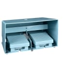 Schneider Electric - Preventa XPEM - inter. à pied - double - avec capot - métal.- bleu - 4O+4F