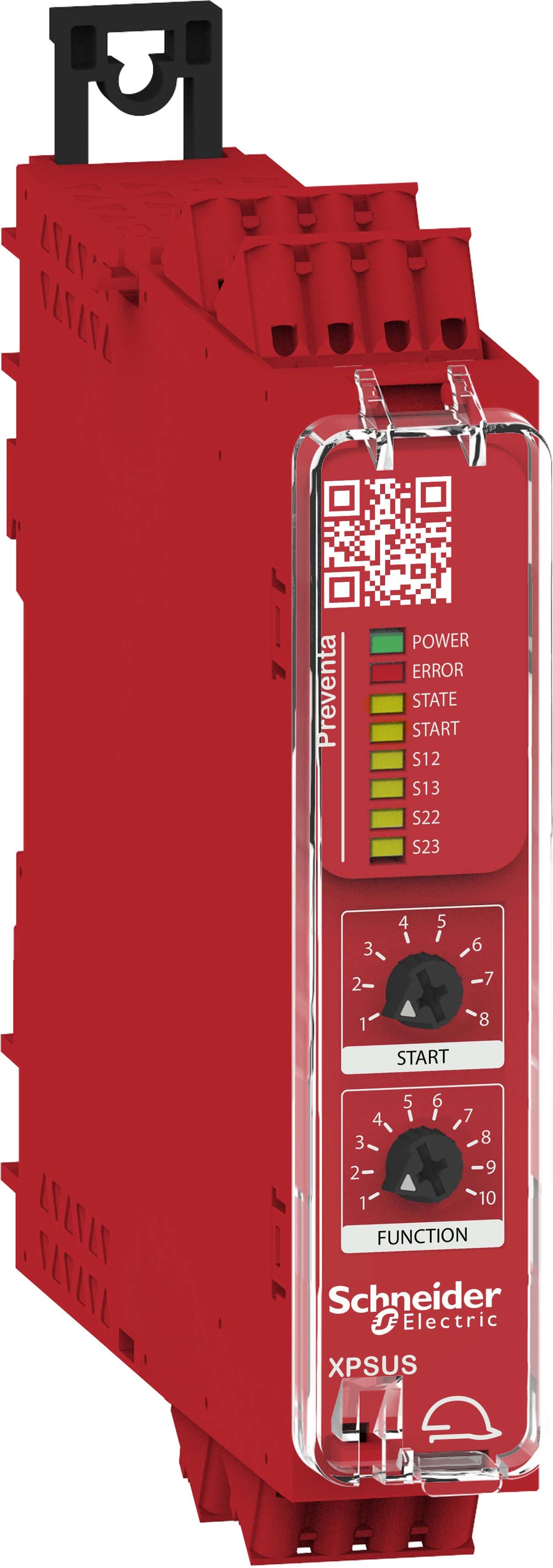 Schneider Electric - Preventa XPSU - module sécurité multifonctions - Cat4 - 2F - 24V - ressort