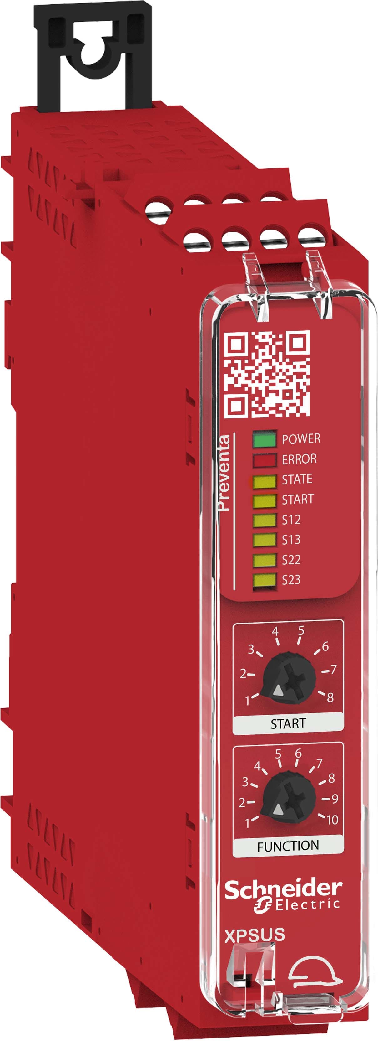 Schneider Electric - Preventa XPSU - module sécurité multifonctions - Cat4 - 2F - 24V - vis