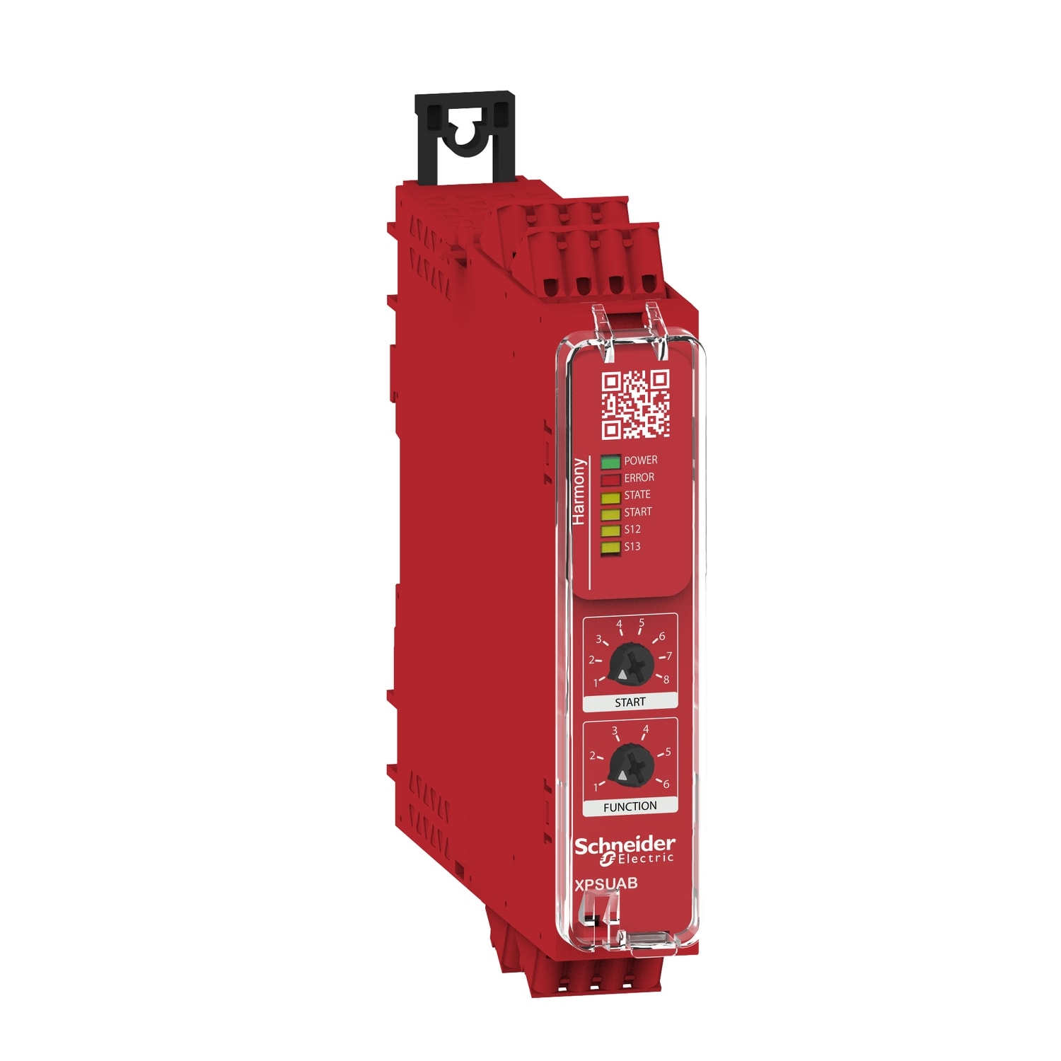 Schneider Electric - Preventa XPSU - module sécurité multifonctions - Cat1 - 1O/F - 48-230V - ressort