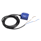 Telemecanique Sensors France - XS détecteur inductif plastique - 40x40x15mm Non noyable Sn25mm AC/DC NO - 2m