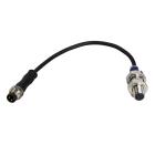Telemecanique Sensors France - XS détecteur inductif inox - M8 L33mm noyable Sn1,5mm DC3-PNP NC - M8 dép PUR