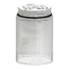 Schneider Electric - Harmony XV4 - Elément lumineux Blanc - Eclairage Clignotant - LED 24V - Ø40