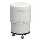 Schneider Electric - Harmony XV6 - embase alim avec couvercle - Ø60 - blanc - 24VACDC - 3 Broches