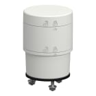 Schneider Electric - Harmony XV6 - embase alim avec couvercle - Ø60 - blanc - 24VACDC - 3 Broches