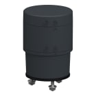 Schneider Electric - Harmony XV6 - embase alim avec couvercle - Ø60 - gris - 24VACDC - 3 Broches