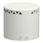 Schneider Electric - Harmony XV6 - buzzer réglable 77 à 95dB - Ø60 - blanc - 24V - 8 tonalités
