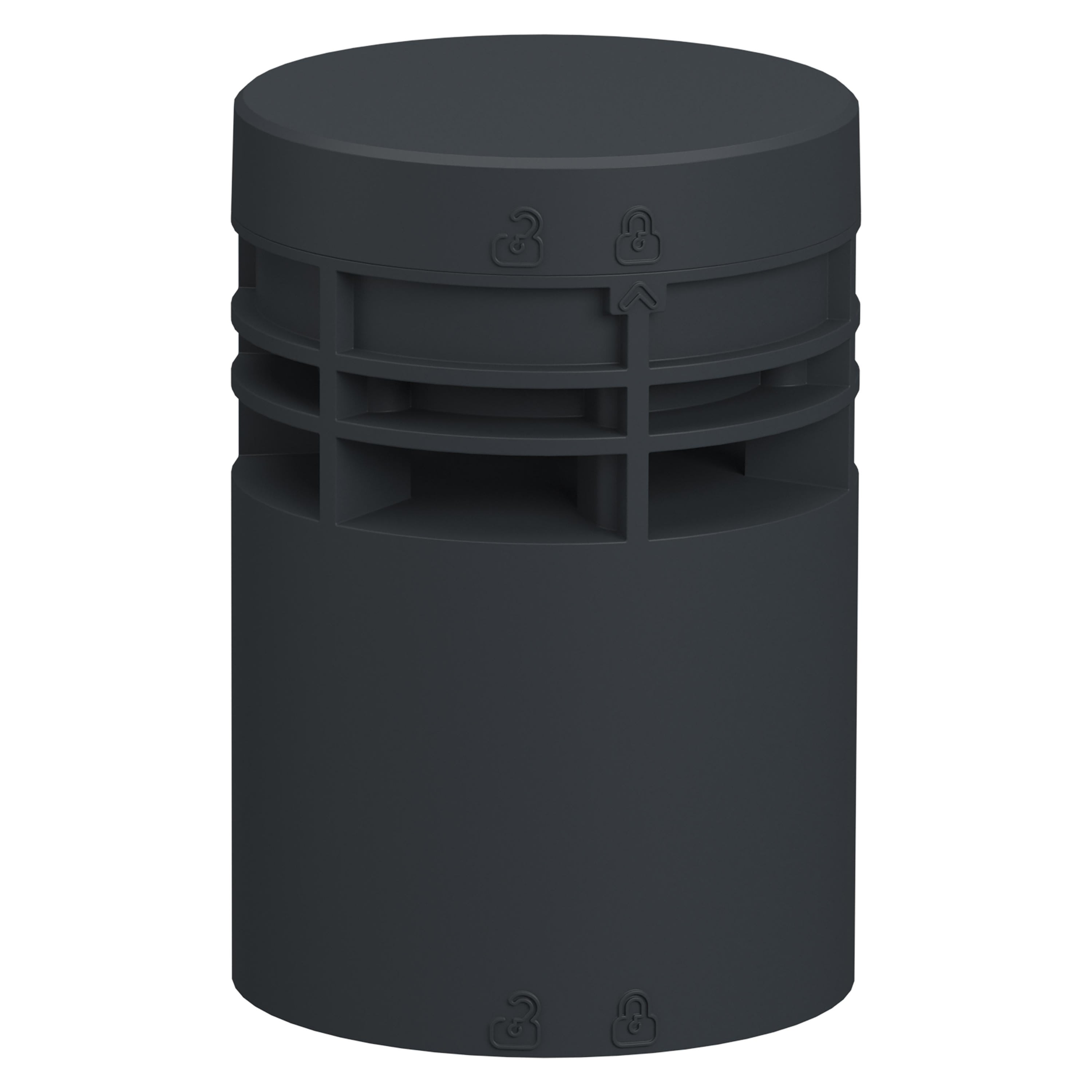 Schneider Electric - Harmony XVB7 - buzzer gris - configurable jusque 15 tonalités ou fichiers MP3