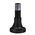 Harmony XVB - tube support+pied de fixation L=80mm - aluminium noir