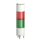 Schneider Electric - Harmony XVGK - Colonne monolithique - fixe R/V - 24V - buzzer - embase 3 broches