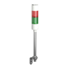 Schneider Electric - Harmony XVGK - Colonne monolithique - Ø50 - fixe R/V - 24V - buzzer - equerre