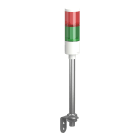 Schneider Electric - Harmony XVGK - Colonne monolithique - Ø50 - fixe rouge/vert - 24V - equerre