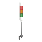 Schneider Electric - Harmony XVGK - Colonne monolithique - fixe R/O/V - 24V - buzzer - equerre