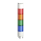Schneider Electric - Harmony XVGK - Colonne monolithique - fixe R/O/V/B - 24V - buzzer - 3 broches