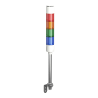 Schneider Electric - Harmony XVGK - Colonne monolithique - fixe R/O/V/bleu - 24V - buzzer - equerre