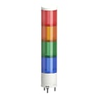 Schneider Electric - Harmony XVGK - Colonne monolithique - fixe R/O/V/bleu - 24V - embase 3 broches