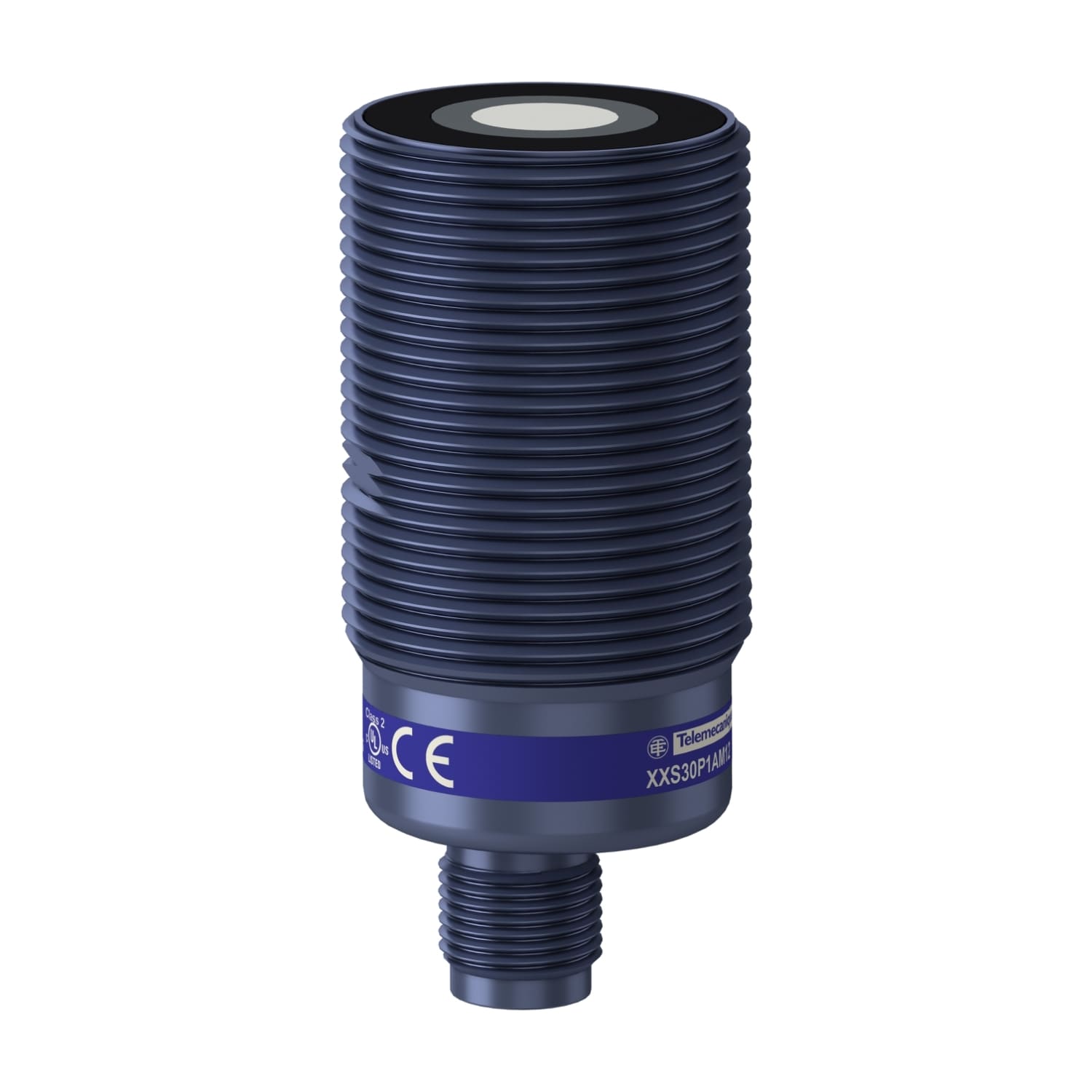 Telemecanique Sensors France - OsiSense XX - détecteur ultrason - plastic - cylindrique M30 droit - 1M 4-20mA