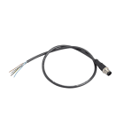 Telemecanique Sensors France - OsiSense XZ - Prolongateur m12 male droit 4 fils 4 contacts ip 67 cable pvr 5 m