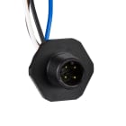 Telemecanique Sensors France - OsiSense XZ - adaptateur - plastique - trou taraudé Pg11 - conn. mâle M12 4 fils