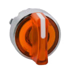 Schneider Electric - Harmony XB4 - tete bouton a manette lumineux - D22 - 3 pos rap C - orange
