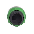 Schneider Electric - Harmony XB5 - tête bouton pous-pous lumin - Ø22 - col grise - jaune