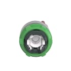 Schneider Electric - Harmony XB5 - tête bouton tournant lum - Ø22 - col grise - 3 pos rap DC - rouge