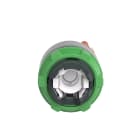 Schneider Electric - Harmony XB5 - tête bouton tournant lum - Ø22 - col grise - 3 pos rap DC - orange