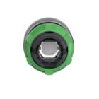 Schneider Electric - Harmony XB5 - tête bouton poussoir lum DEL - Ø22 - capuchonné - jaune