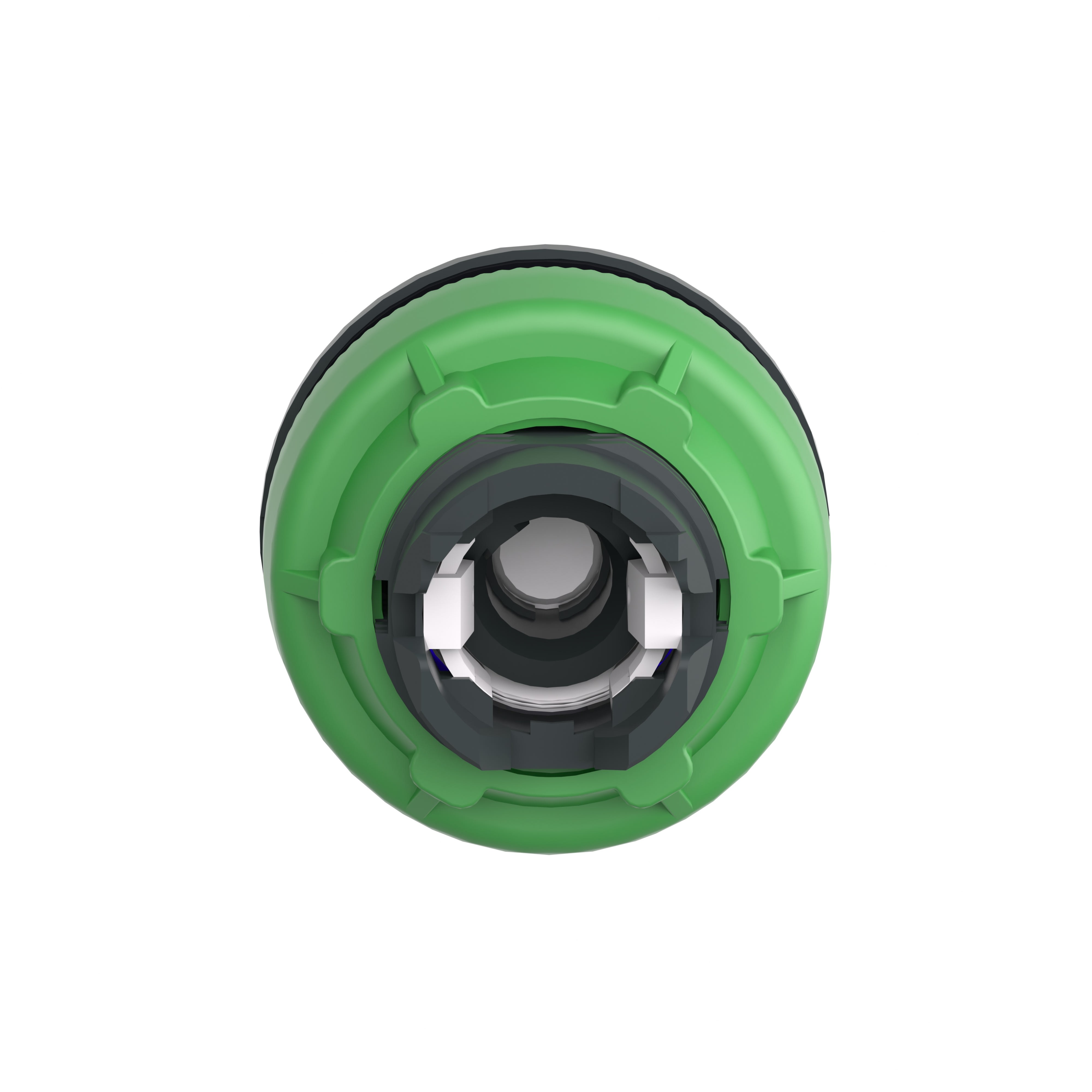 Schneider Electric - Harmony XB5 - tête bouton à manette lumineux - flush - 3 pos fix - bleu