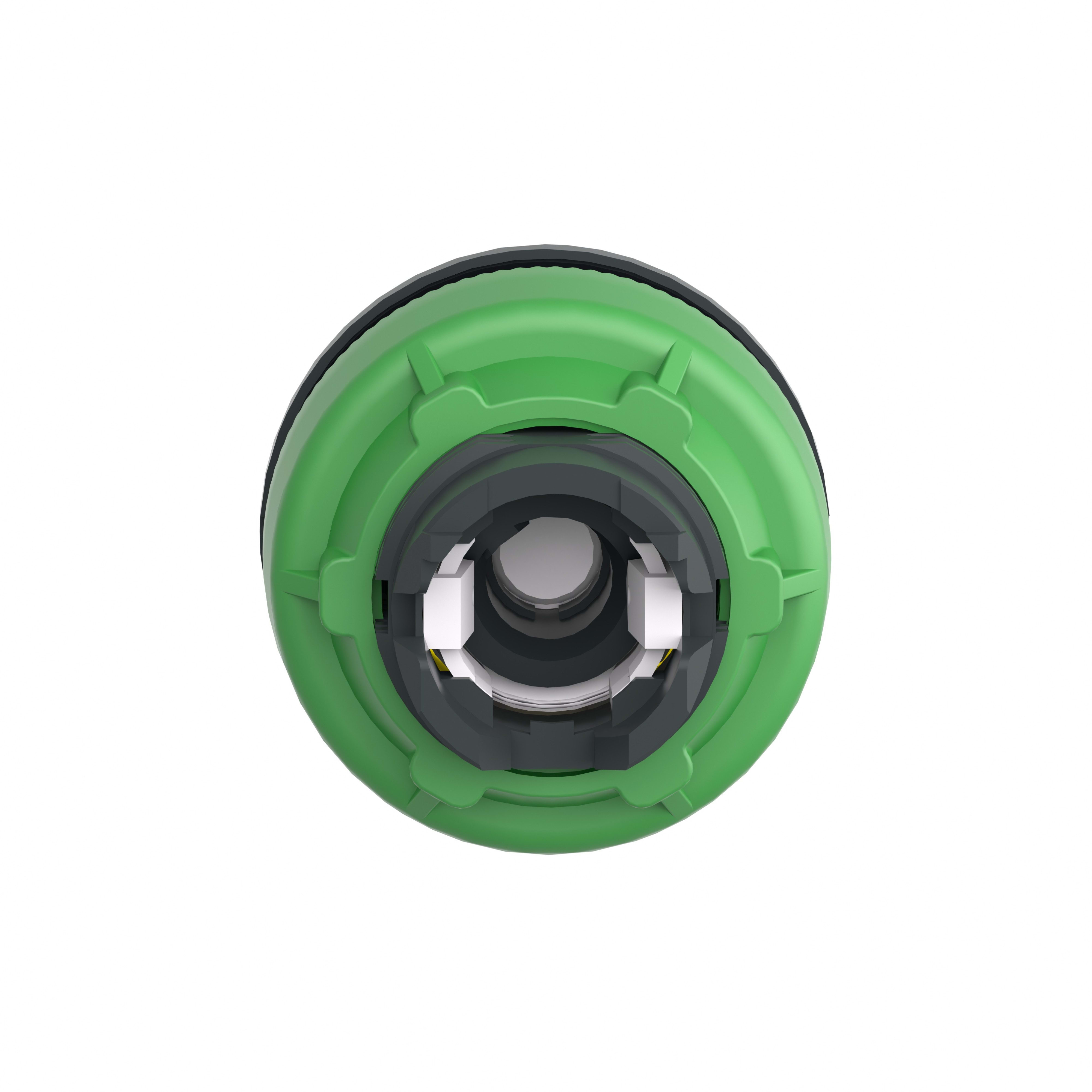 Schneider Electric - Harmony XB5 - tête bouton à manette lumineux - flush - 3 pos fix - jaune