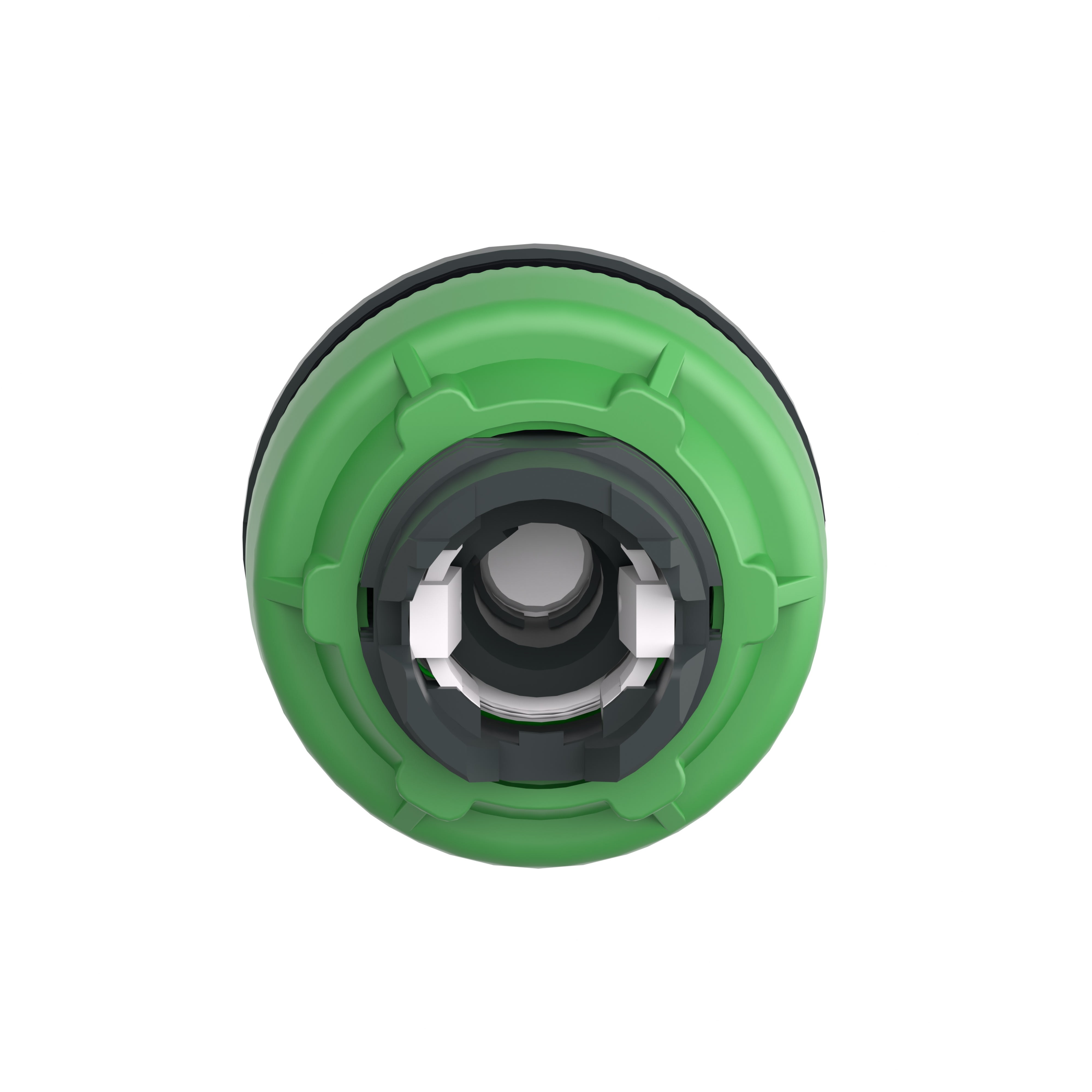 Schneider Electric - Harmony XB5 - tête bouton à manette lumineux - flush - 2 pos à rap. - vert
