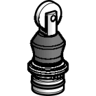 Telemecanique Sensors France - ZCE2 - tête inter posi - pouss galet métal prot nitrile appr laté 2 s -25/+70°C