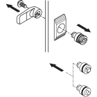 Schneider Electric - PanelSeT - insert double barre - 3mm - coffret mural