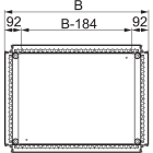 Schneider Electric - PanelSeT Accessoires - PPC - 1 partie - pour cellule SF/SFN - 600x500mm