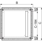 Schneider Electric - PanelSeT Accessoires - PPC - 2 parties - pour cellule SF/SFN - 800x500mm