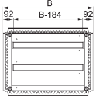 Schneider Electric - PanelSeT Accessoires - PPC - 3 parties - pour cellule SF/SFN - 1000x800mm