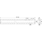 Schneider Electric - PanelSeT - 2 traverses universelles - 2 rangées - 65x1800mm