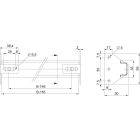 Schneider Electric - PanelSeT - rail DIN symétrique - 800mm