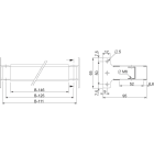 Schneider Electric - PanelSeT - rail DIN réglable - 600mm