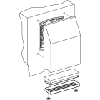 Schneider Electric - ClimaSys - capot - IP55 - aluzinc - découpe 291x291mm