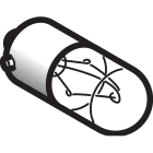 Schneider Electric - Harmony - lampe de signalisation à incandescence - incolore - BA9s - 24V 2W