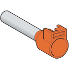 Schneider Electric - Linergy DZ5 - embout de câble porte étiquette - moyen - 4mm² - orange - NF