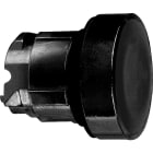Schneider Electric - Harmony XB4 - tête bouton poussoir - affleurant - Ø22 - noir - collerette noir